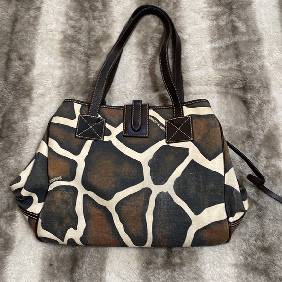 Dooney & Bourke Giraffe print shoulder bag - Picture 2 of 13